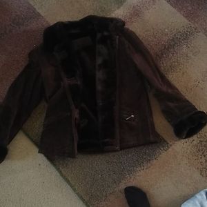 Authentic St John's Bay Suede leather jacket